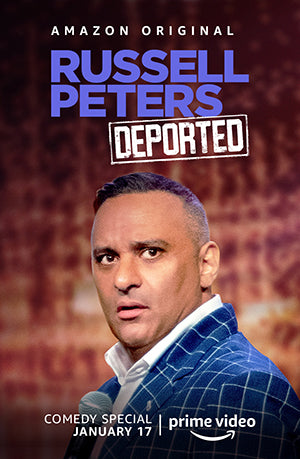 Russell Peters Amazon Special Deported Poster