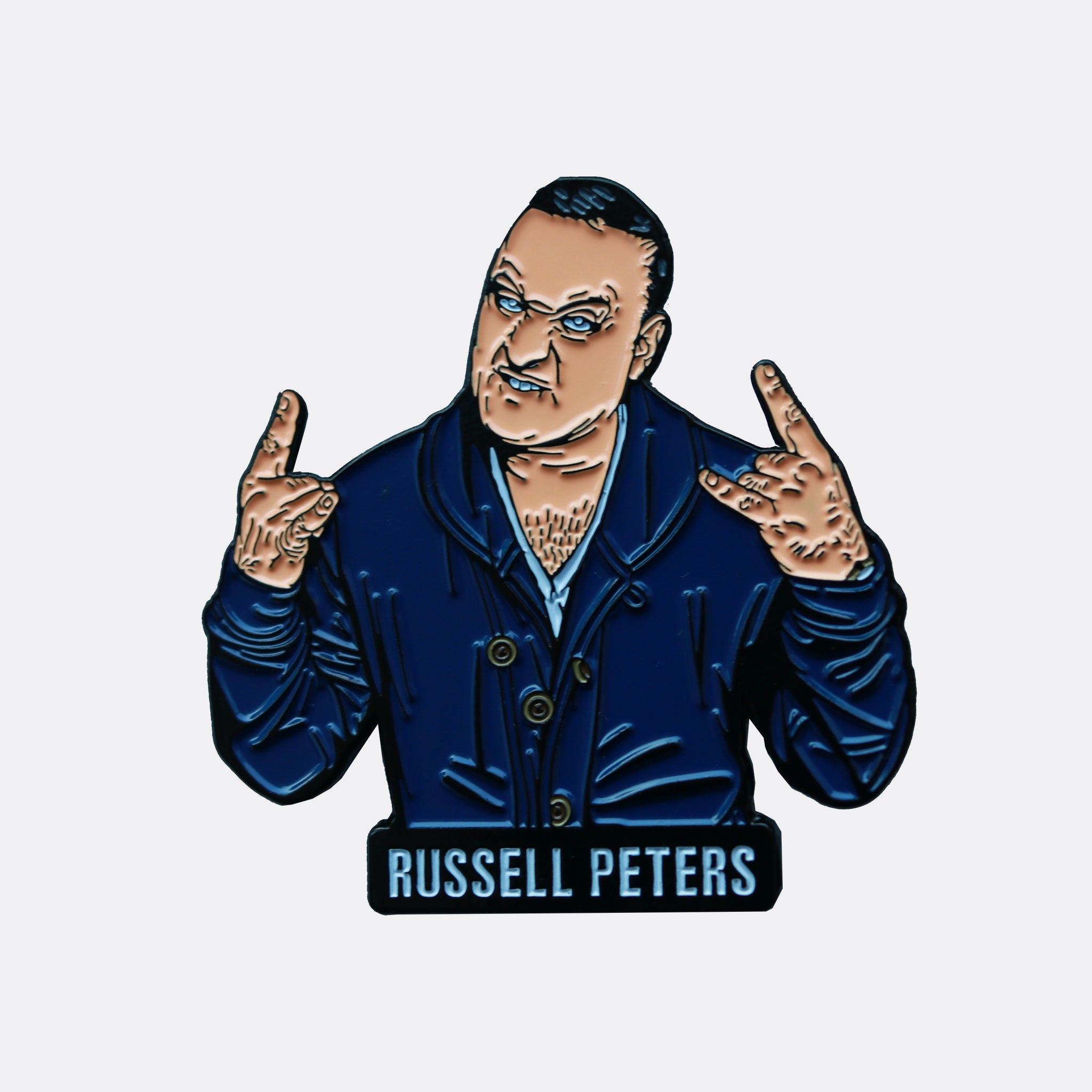 Russell Peters Almost Famous Pin